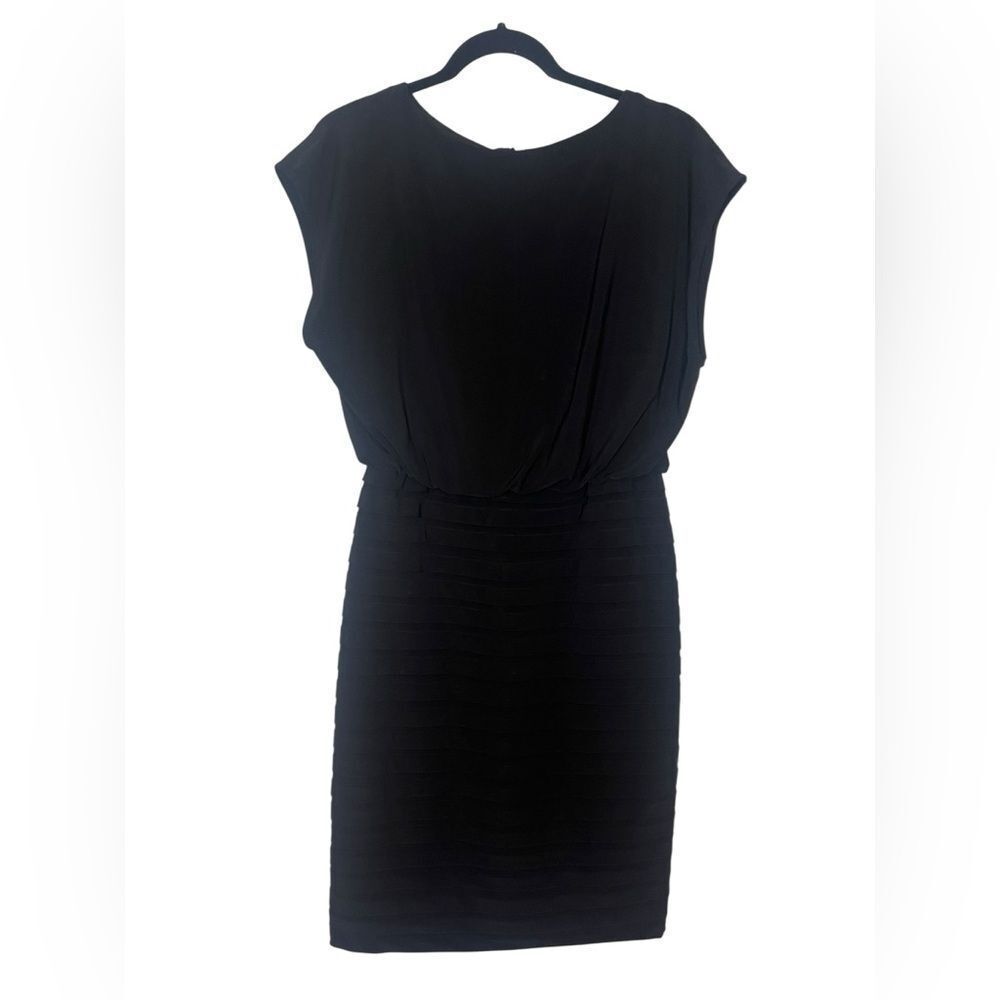 ADRIANNA PAPELL CLASSIC SHEATH KNEE LENGTH PARTY DRESS WOMENS SIZE 6 - Picture 2 of 9